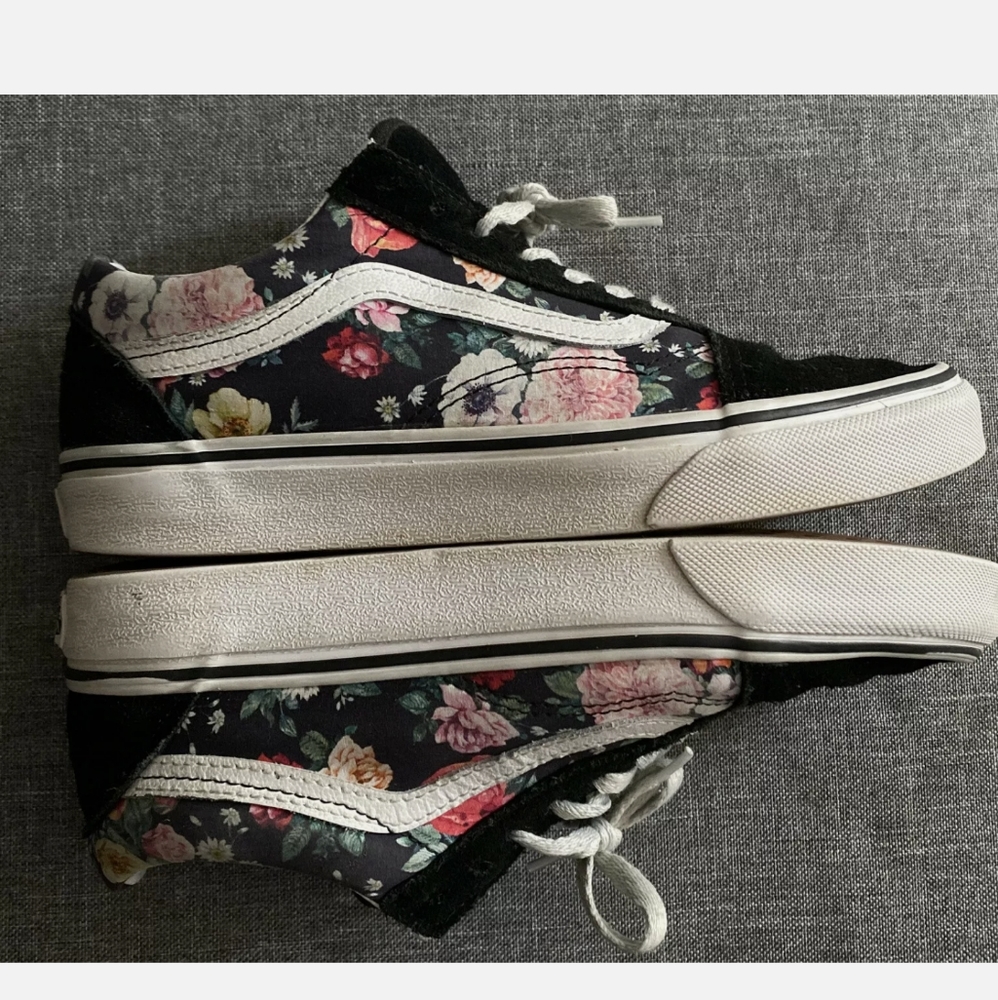 Vans Old School Women Size 7 Floral Print